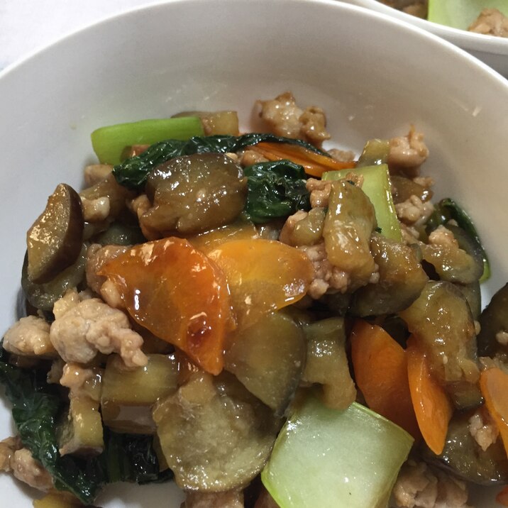 豚粗挽き肉とナスのオイスター醤油炒め レシピ 作り方 By Piano 楽天レシピ